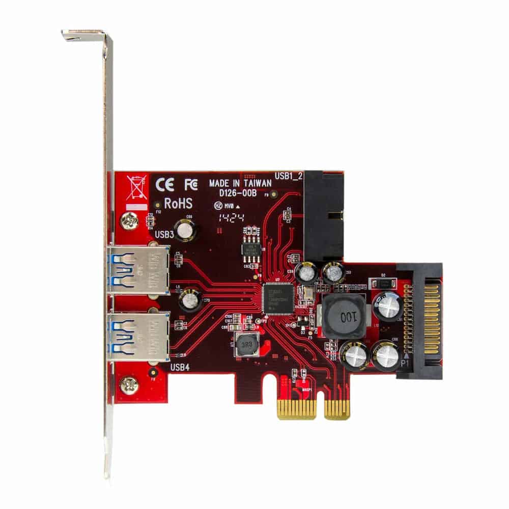 (image for) Startech.com PEXUSB3S2EI 4 Port PCI Express USB 3.0 Card
